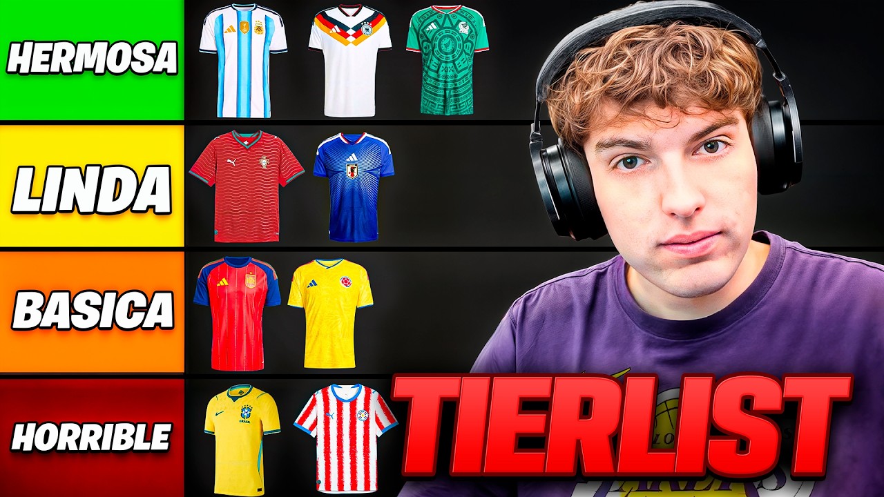 LAS 48 CAMISETAS DEL MUNDIAL 2026! &iquest;CUAL ES LA MAS BONITA y LA MAS FEA? // TIERLIST