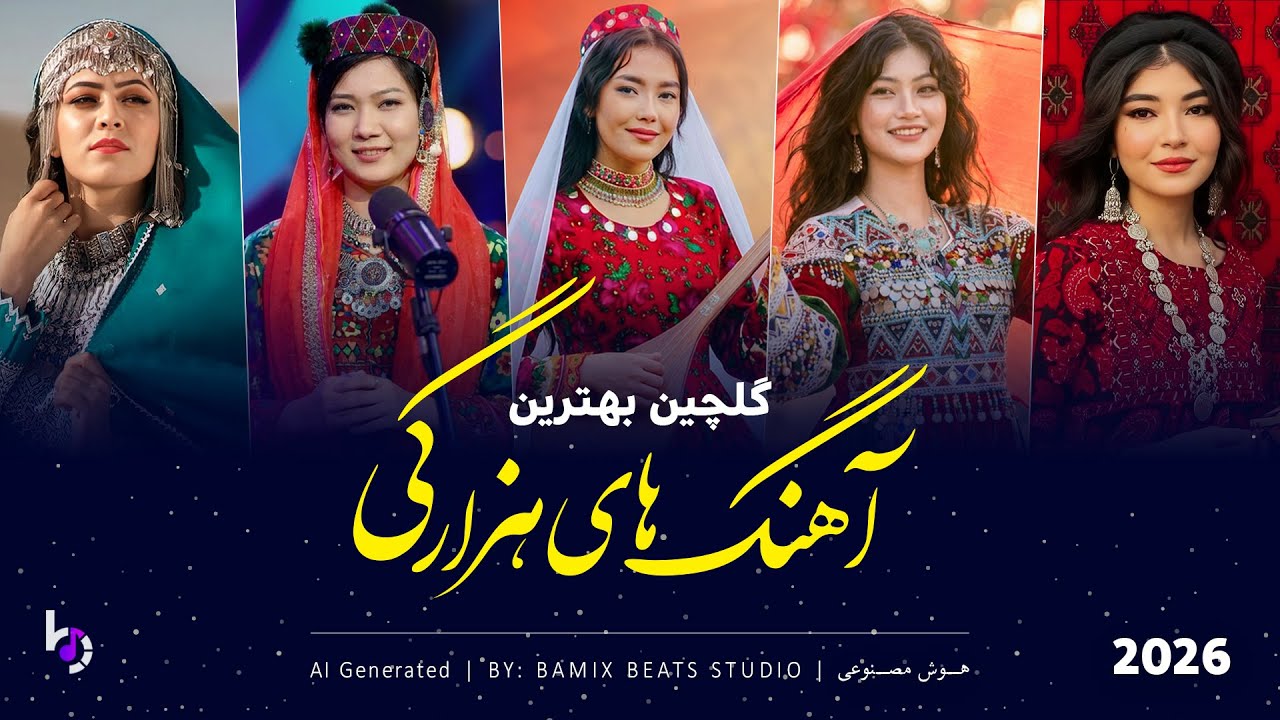 گلچین بهترین آهنگ های هزارگی با اجرای هوش مصنوعی | Hazaragi AI Top Hits Mix