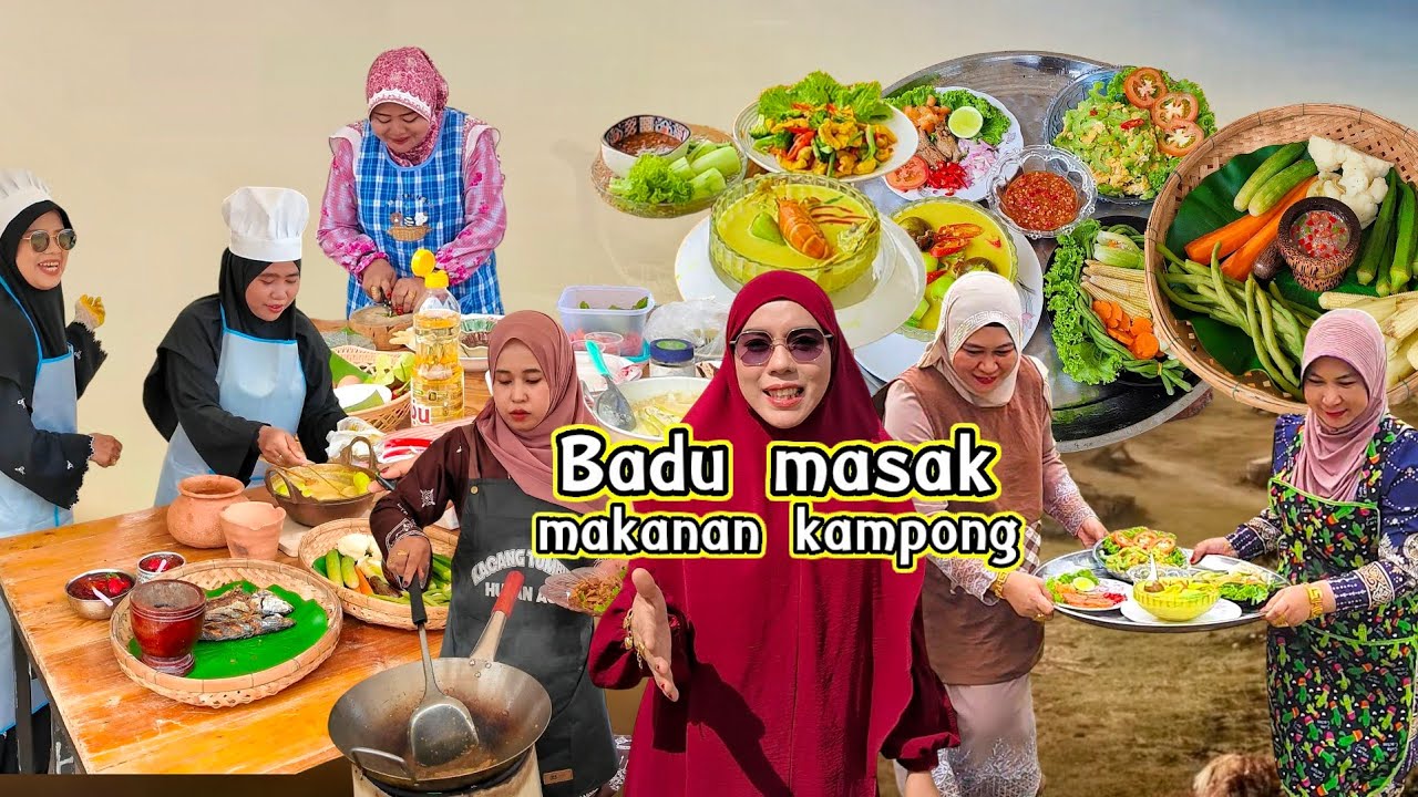 Pertangingan masakkan kampung#gulai kuning#pattani#ikan goreng มาดูการแข่งขันอาหารพื้นบ้านปัตตานี