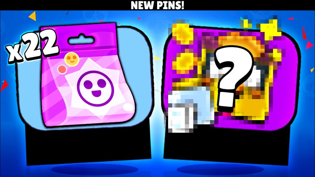 22 Epic Pin Pack Opening! (New Brawler Pins)