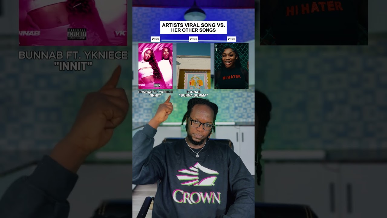 Artist Viral Song Vs. Her Other Songs: BunnaB, YKNiece 