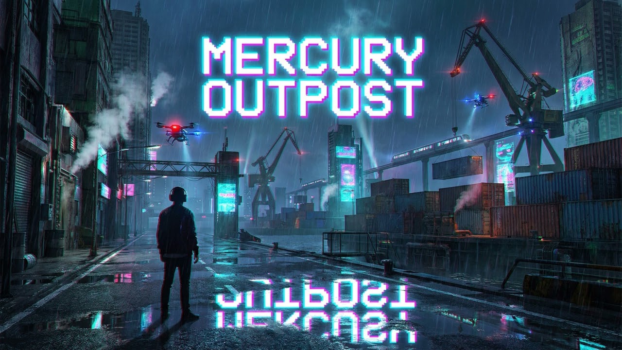 MERCURY OUTPOST — MELANCHOLIC HIGH-TECH | NIGHT DRIVE | CYBERPUNK MUSIC (CC0)
