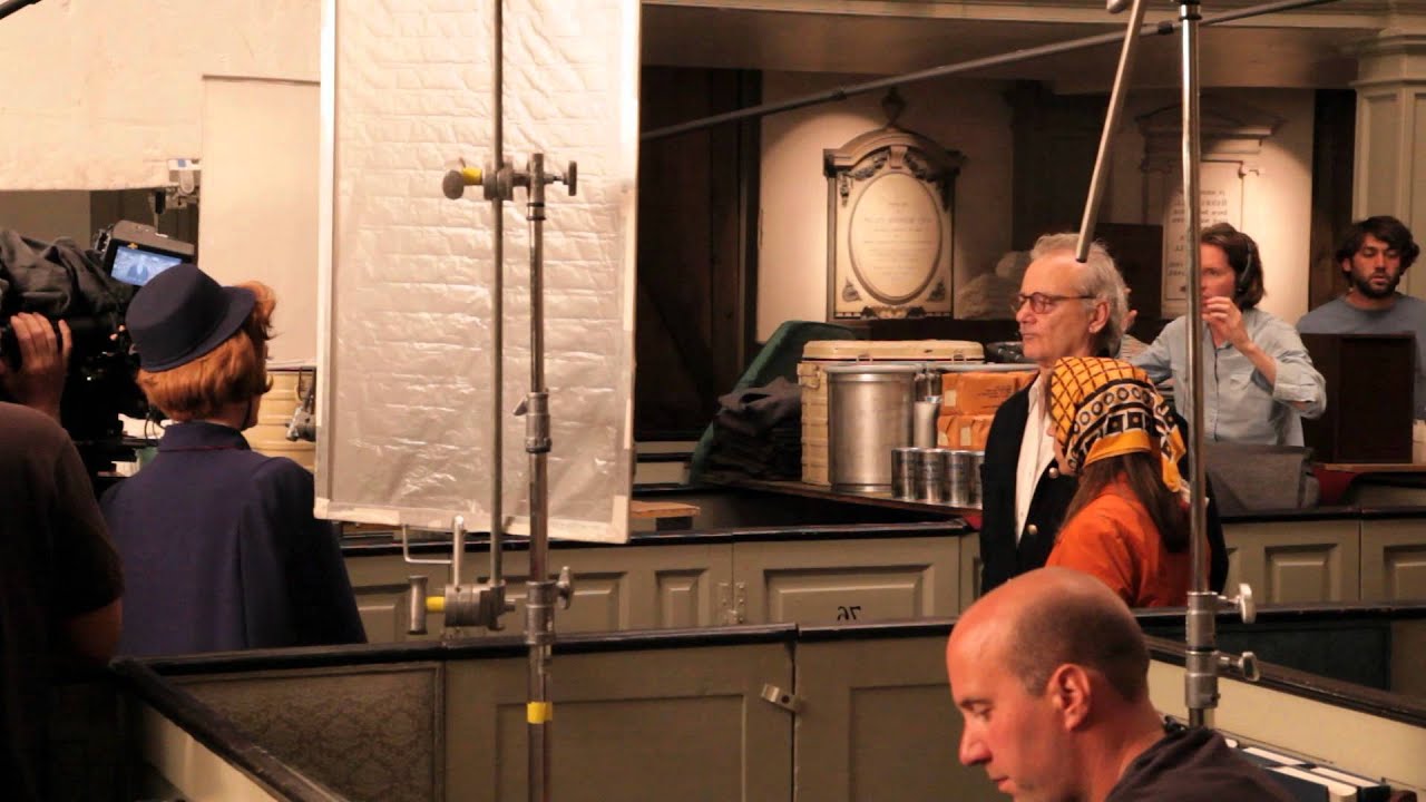 Moonrise Kingdom - Bob Balaban introducing Bill Murray on the set of Moonrise Kingdom!