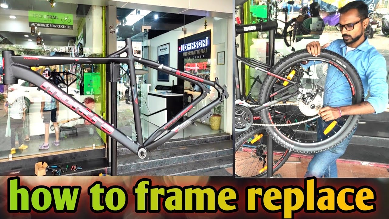how to replace a bicycle frame/montra rock 27.5 