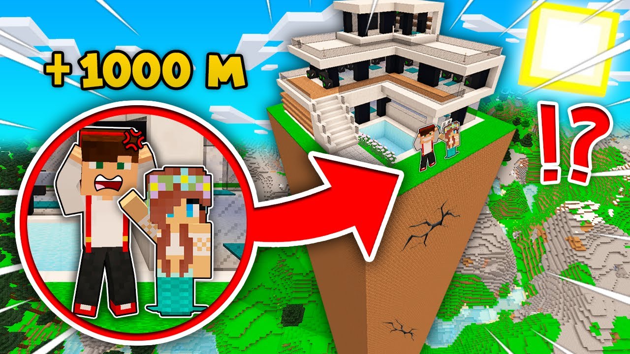 OGROMNA WIEŻA NA KT&Oacute;REJ POJAWIŁ SIĘ M&Oacute;J DOM W MINECRAFT?! GPLAY & LUMI