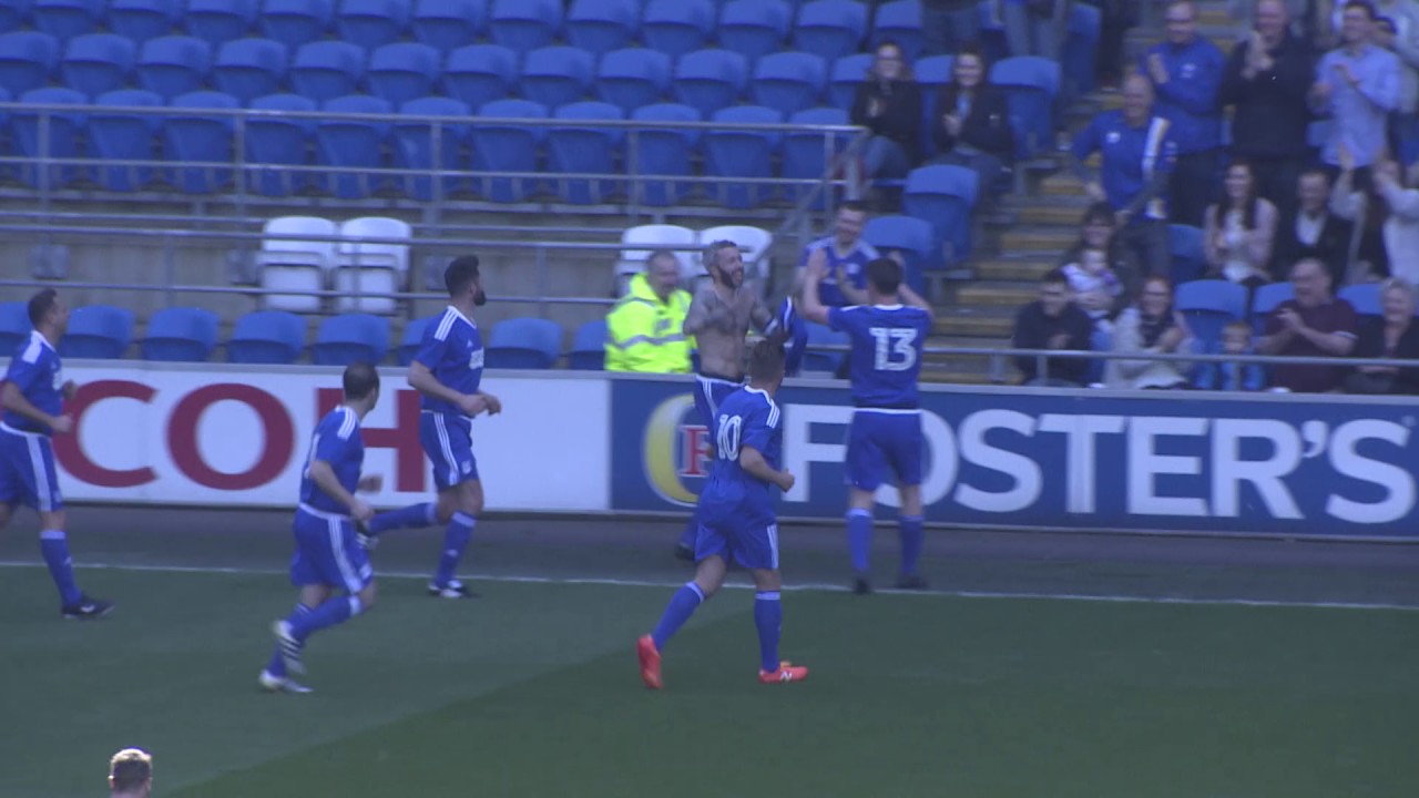 KEVIN McNAUGHTON BENEFIT MATCH GOAL