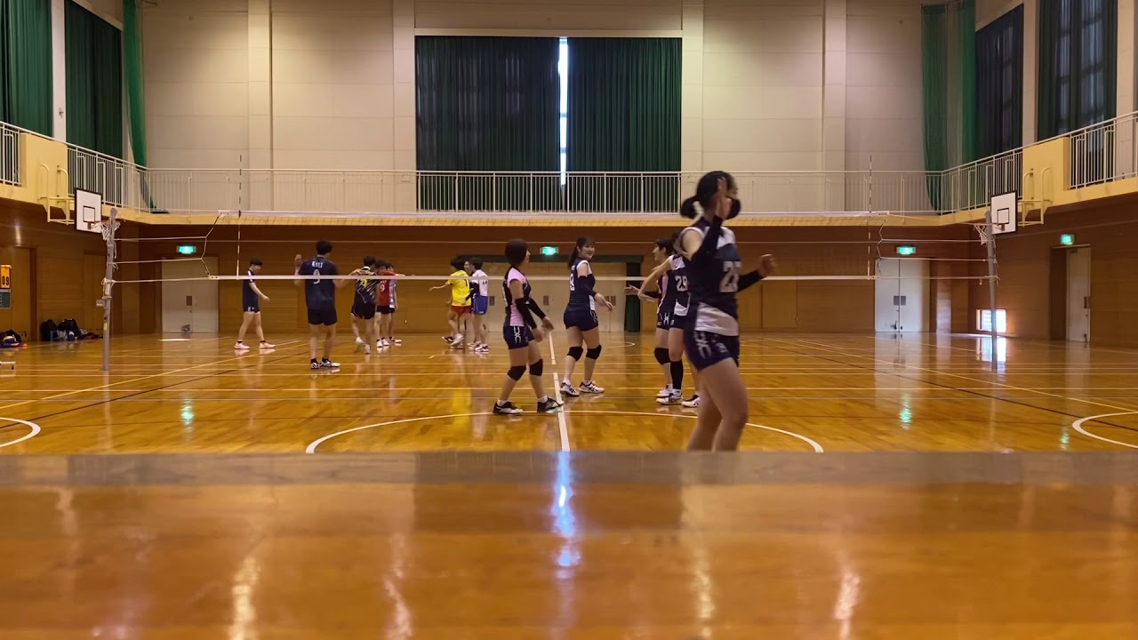 遊びバレー男子VS女子　女子勝利