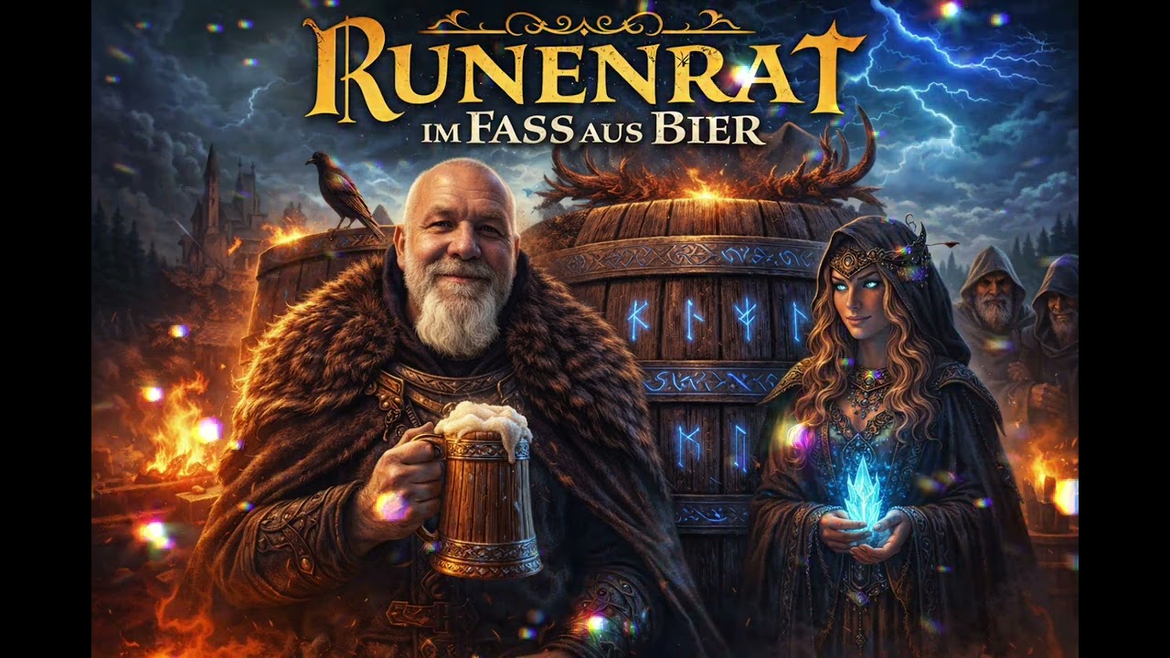 Runenrat im Fass aus Bier #Runenbraut #deutschrock 