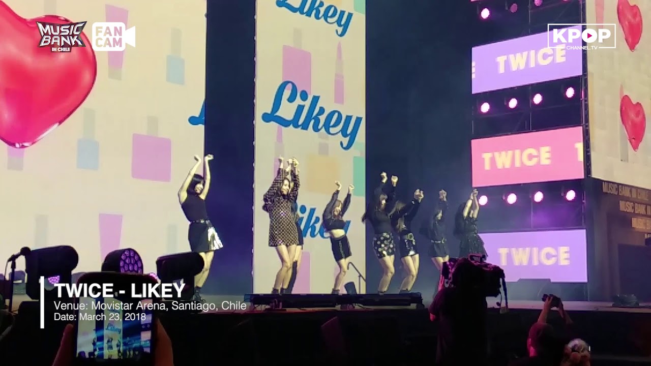 [Music Bank in Chile] TWICE - Likey 180323 Fancam
