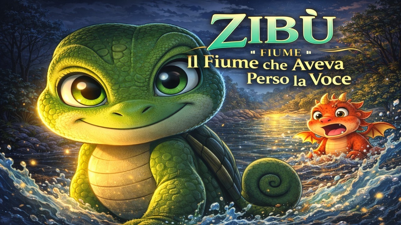 Il Fiume che Aveva Perso la Voce &ndash; Storia Illustrata Narrata | Zib&ugrave; e il Potere dell&rsquo;Amicizia