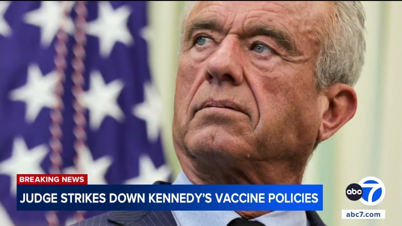 Un juge bloque temporairement les efforts de RFK Jr. pour remodeler la politique de vaccination i...