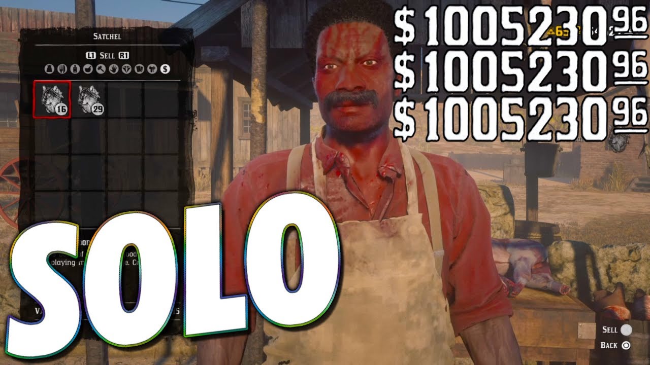 *SOLO* RED DEAD ONLINE MONEY GLITCH *REVISED* (RED DEAD REDEMPTION 2)