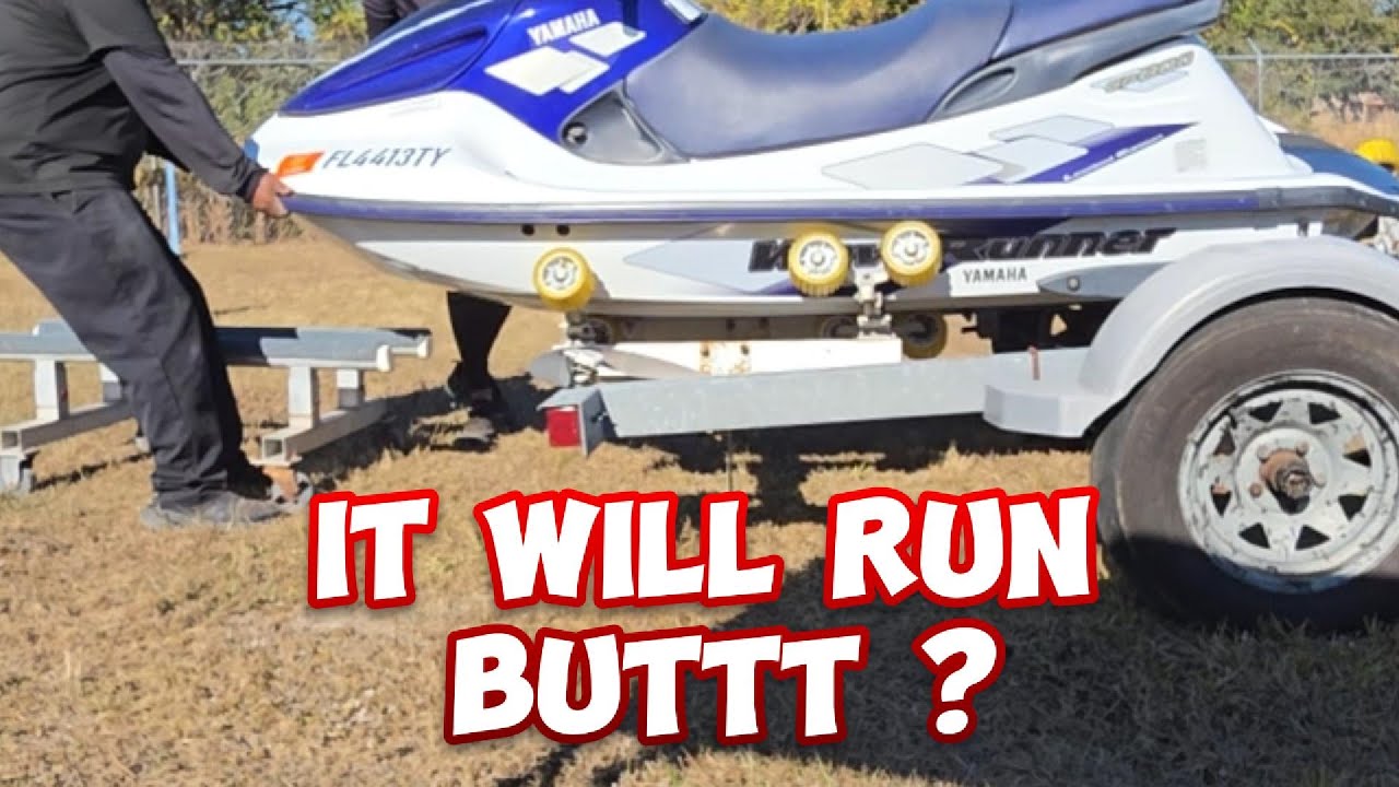 I Bought an ABANDONED Jet Ski and it WILL Run Yamaha Waverunner GP800