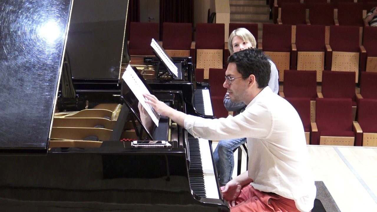 Eduard Kunz , masterclass, E. Grieg, Piano Concerto (part I A)