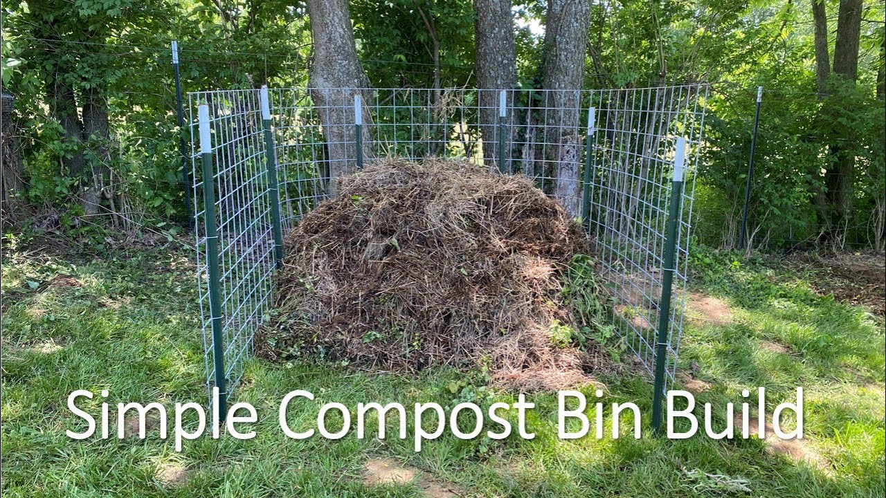 #238:  Cattle / Sheep Panel DIY Compost Bin Build