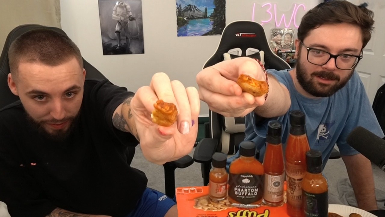 L3WG и Simsy пытаются справиться с испытанием на приготовление соуса Hot Ones! (SUBATHON)