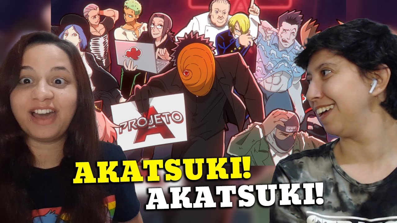 REACT ANIMAÇÃO - AKATSUKI FAZ UMA FESTA! #1 PREPARATIVOS! | VOICE MAKERS