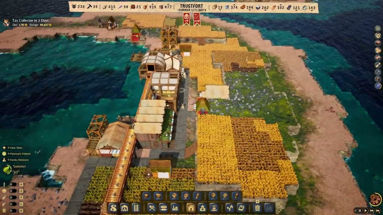 Whiskerwood, City building with Mice, Part 30 Adjusting to Fishing dock changes