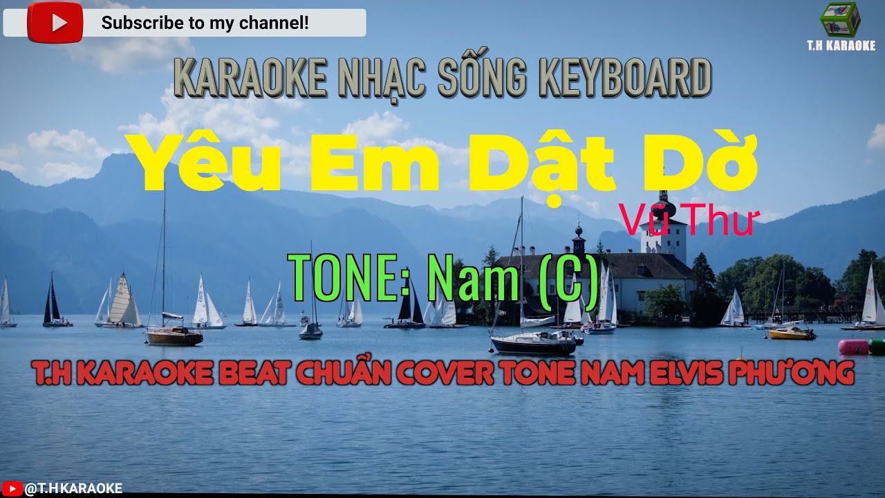 Yêu Em Dật Dờ | Karaoke Beat Chuẩn Cover | Tone Nam (C) CS Elvis Phương