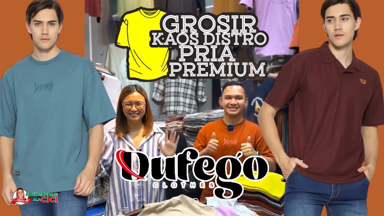 DUFEGO! KAOS DISTRO PREMIUM YANG PERLU KAMU TAHU! #kaosdistro #kaosdistromurah #fashionpria #grosir