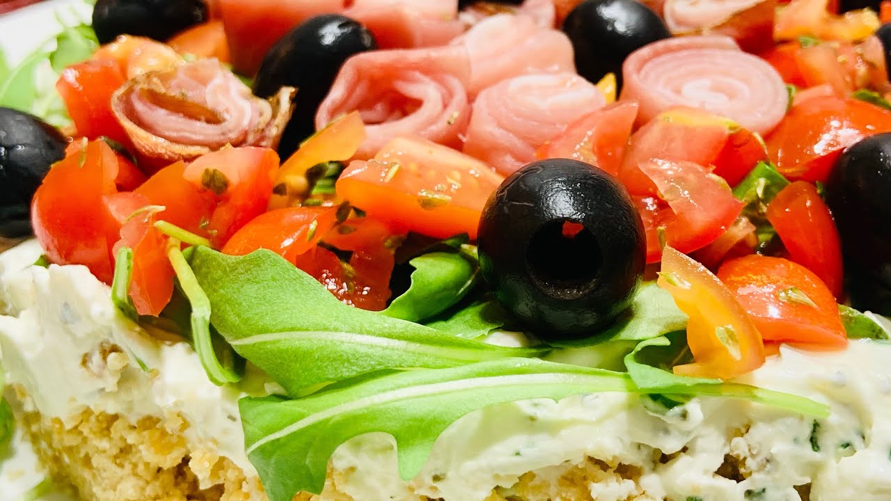 Cheesecake salata con Speck e Rucola! SENZA FORNO NE GELATINA