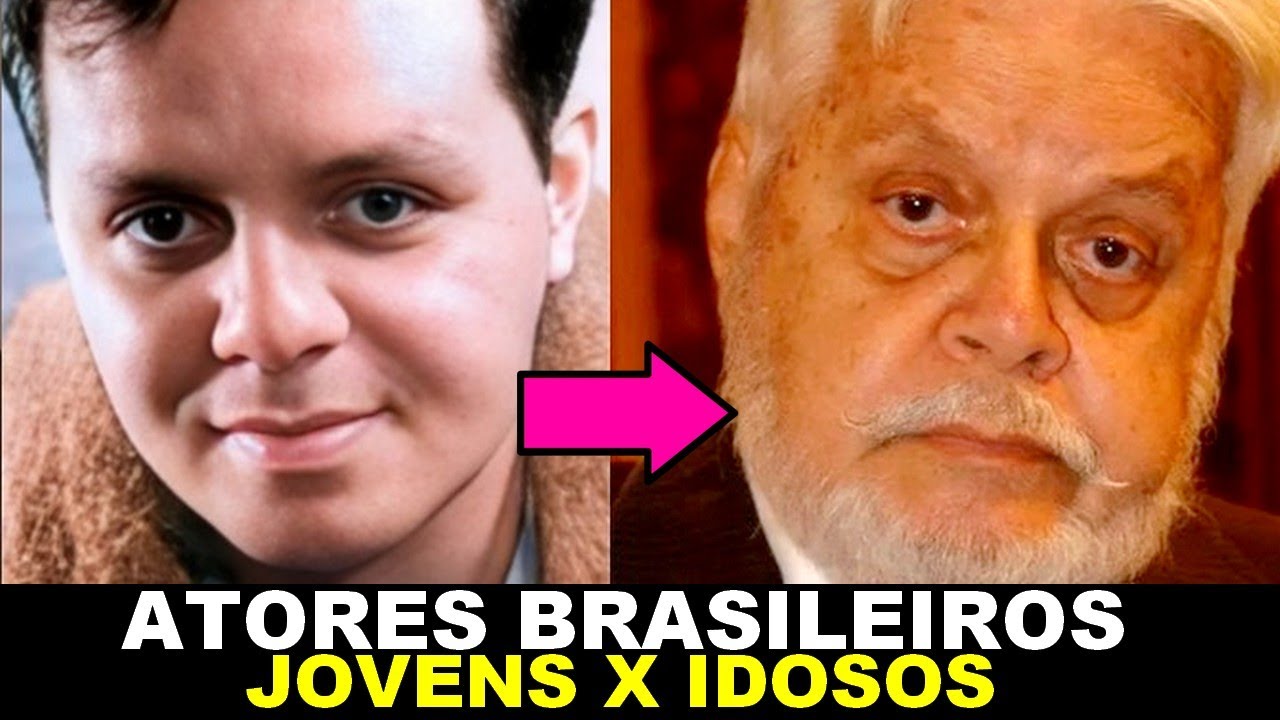 Atores Pioneiros da TV Brasileira - Antes e Depois (Jovens e Idosos) - Volume 1