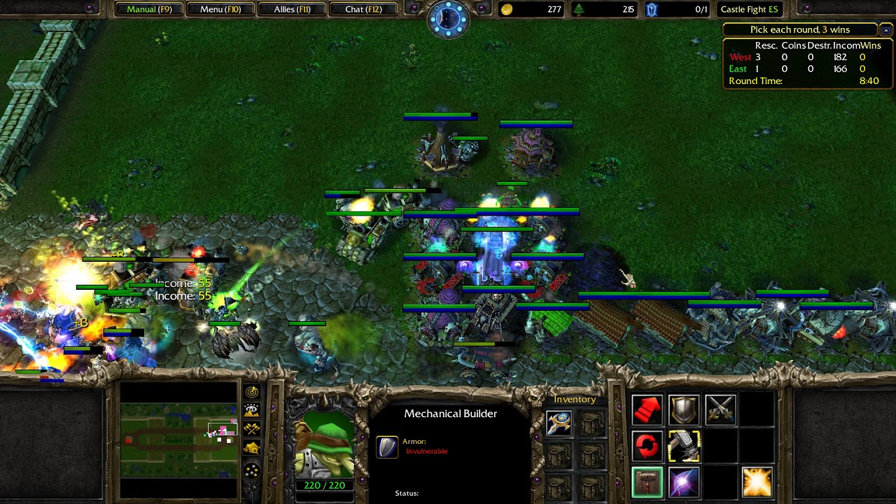 Warcraft 3-SS Event-April 13 2019: Castle Fight-Game 1