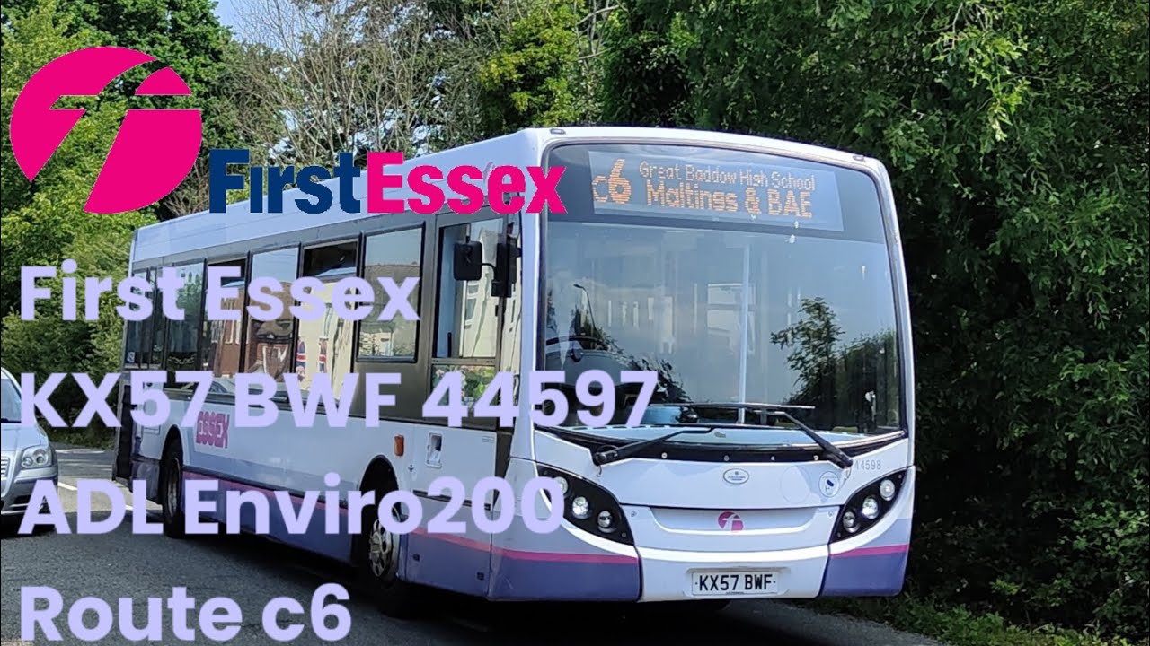 *Nice sounding* Onboard: First Essex KX57 BWF 44597, c6 from BAE Systems to The Vineyards