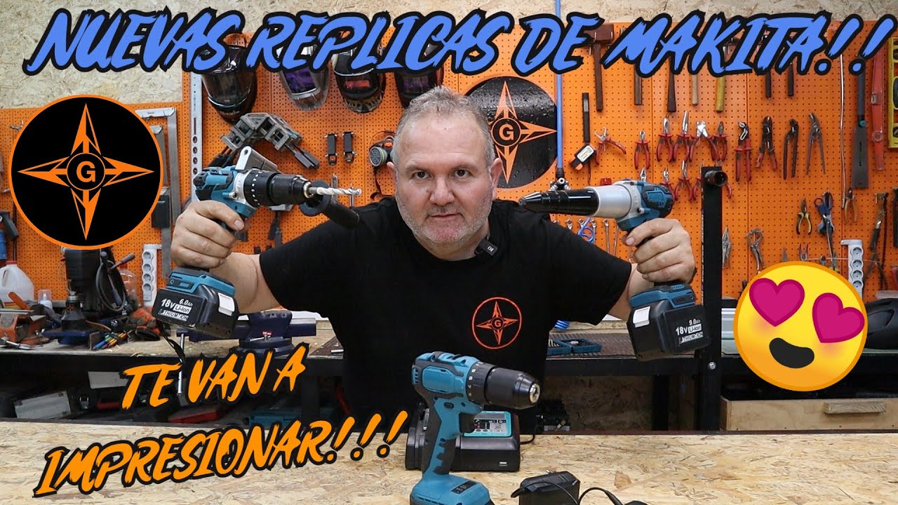 REMACHADORA ELECTRICA , TALADRO PERCUTOR Y ATORNILLADOR  18V REPLICAS DE MAKITA