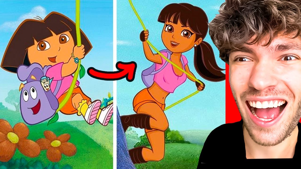 LE GLOW UP DES PERSONNAGES DE DESSIN ANIMÉ ! (le 7eme est fou)