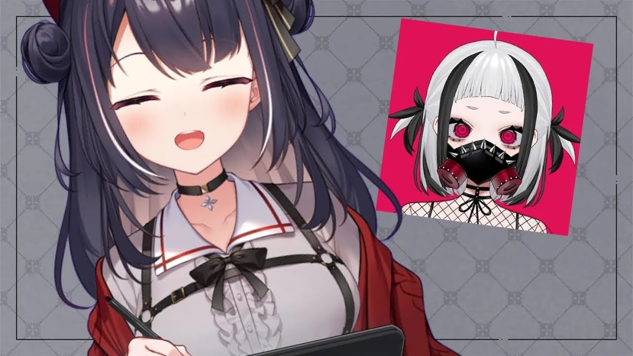Dibujando a la chica mala uwu @NeonKuroyuri 【Misora Hina】