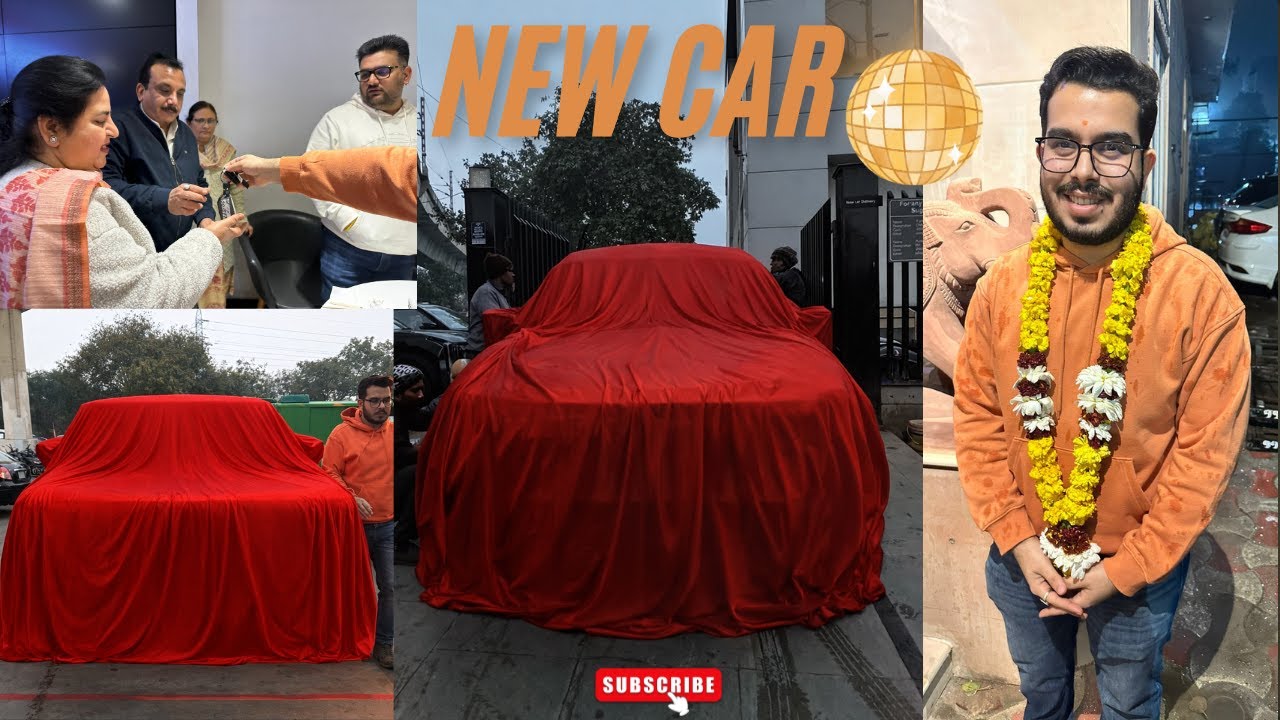 TAKING DELIVERY OF OUR NEW CAR 🧿♥️🙏🏻🎉