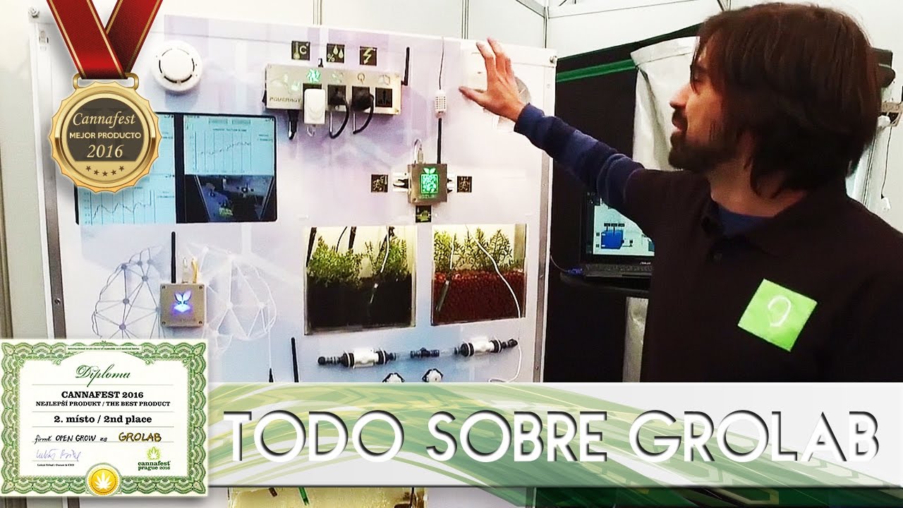 Automatizando cultivo con GroLab de Open Grow en Cannafest 2016 - Producto del a&ntilde;o