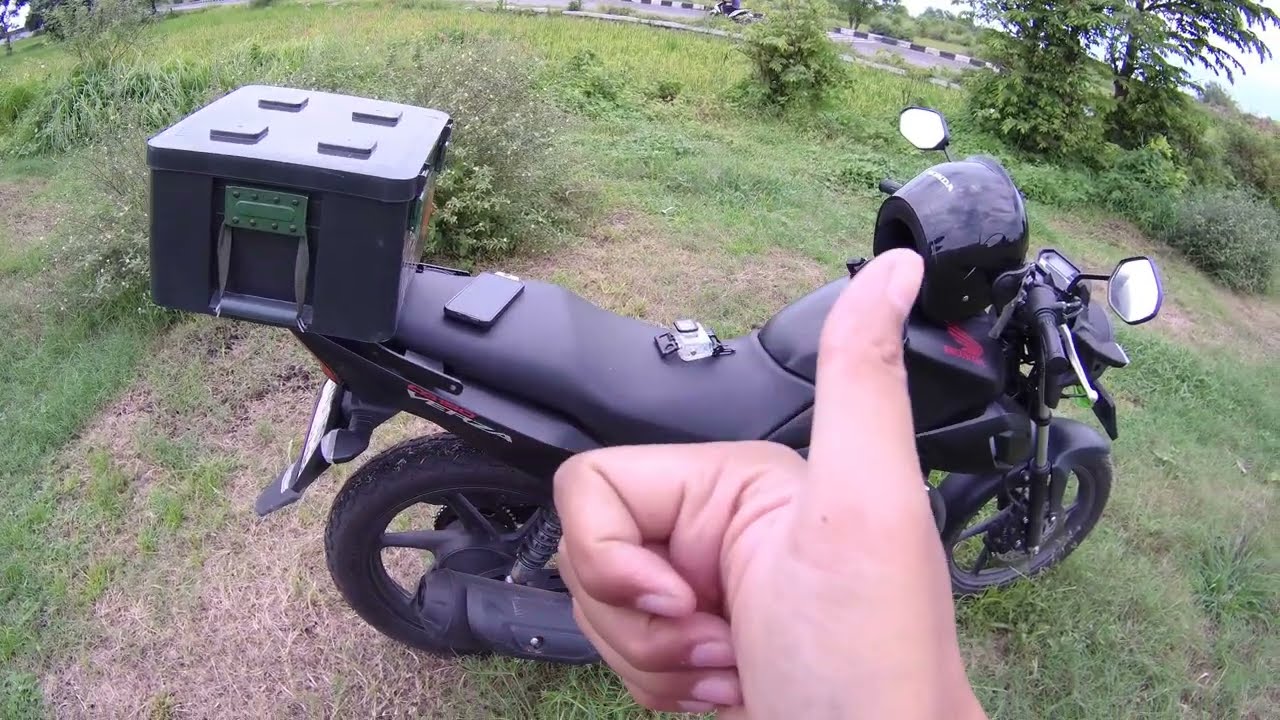 Box Bekas Amunisi menjadi Top Box Motor untuk CB150 Verza