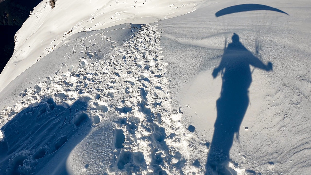 Avalanche Peak Proximity Fly | Snow to Grass #speedflying