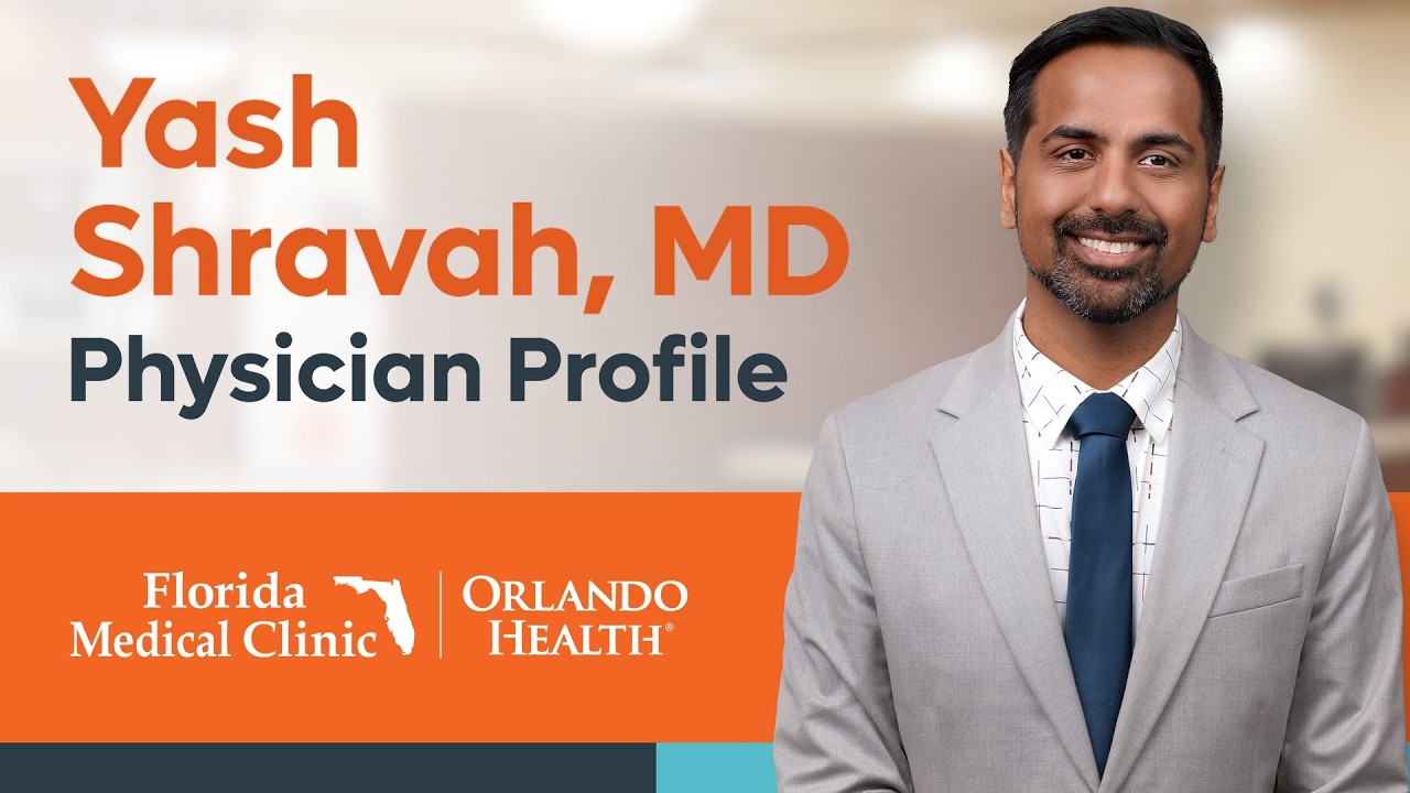 Д-р Яш Шрава | Терапия | Florida Medical Clinic Orlando Health