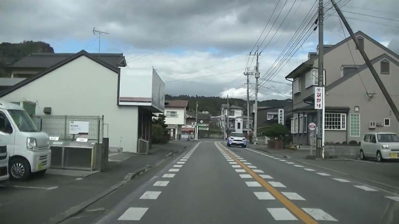 玖珠町森郵便局から森中央小学校