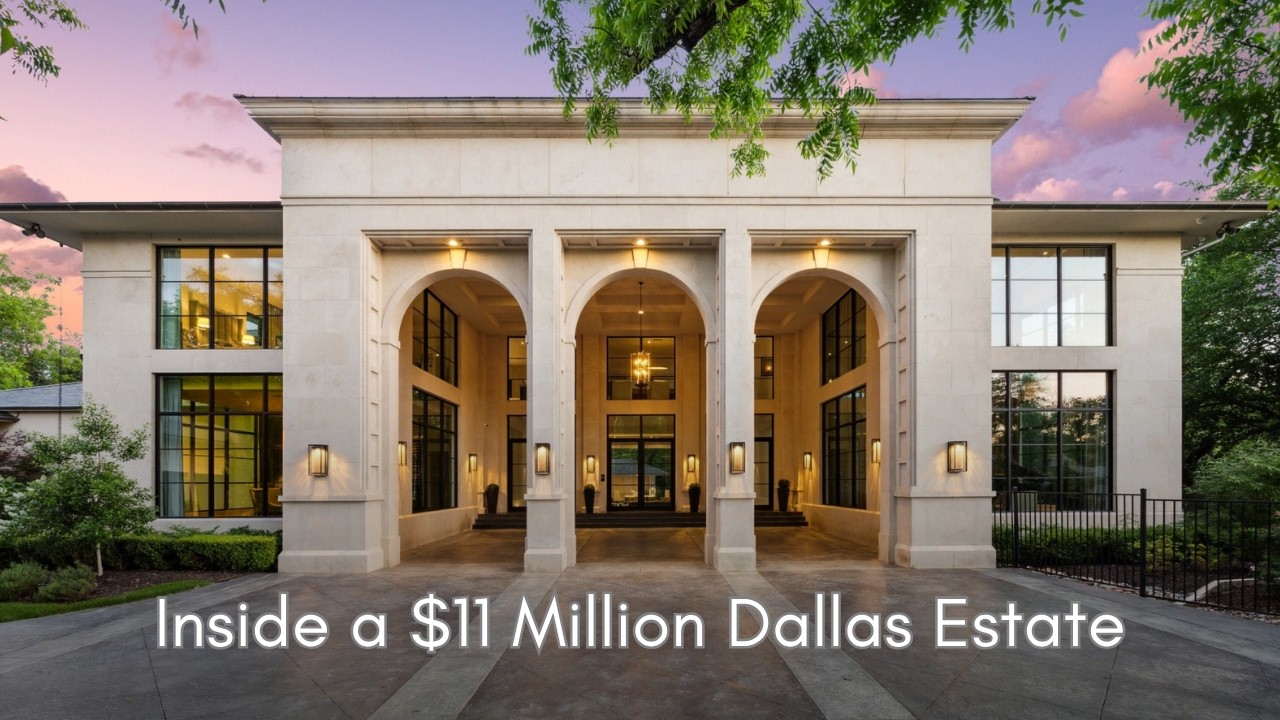 Inside One of Dallas' Most Stunning Luxury Homes | $11.5M Royal Lane Estate