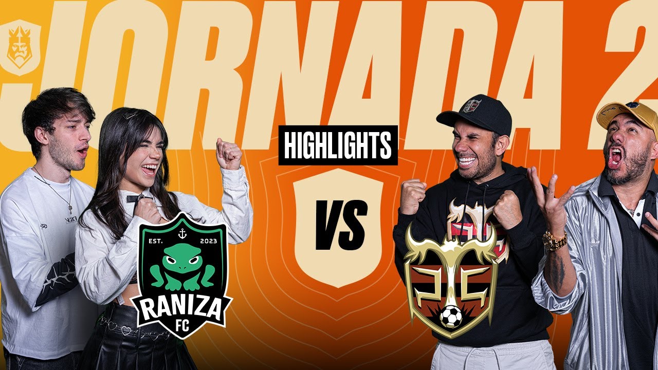 RANIZA de ALANA y BARCA VS PELUCHE de ESCORPIÓN DORADO y WEREVER | Resumen Partido J2 3-4