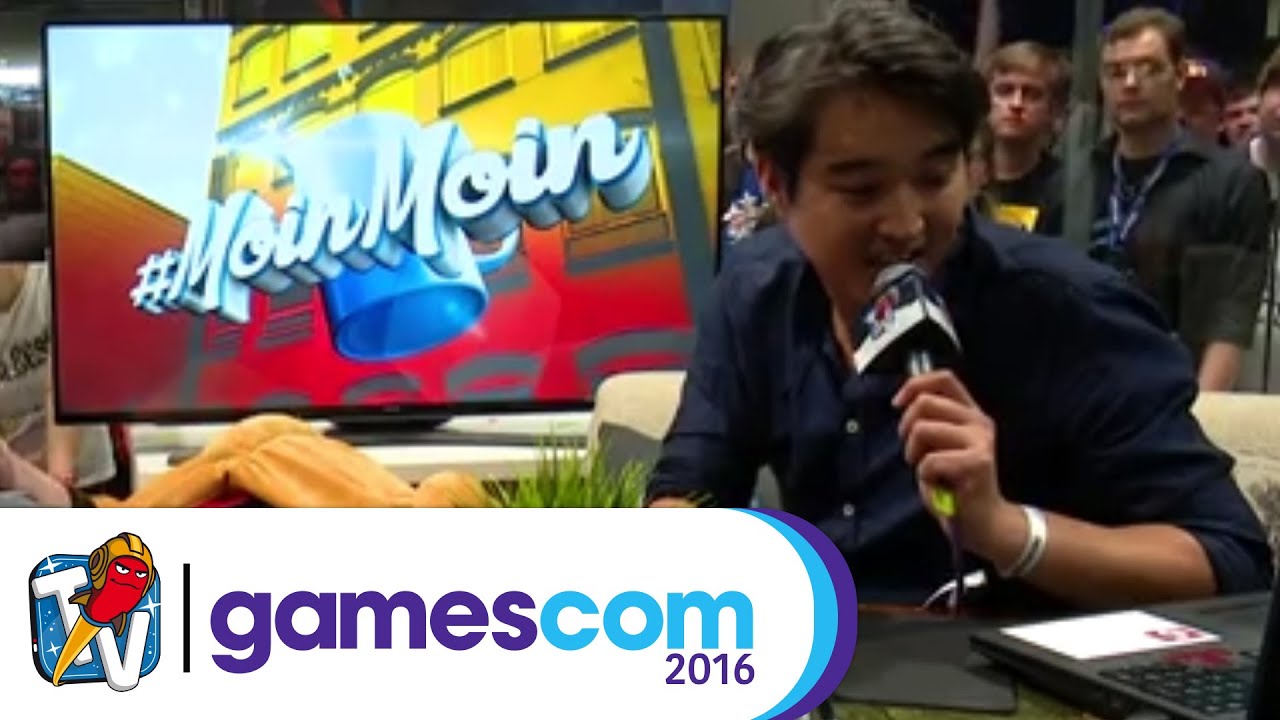 gamescom 2016 | MoinMoin mit Budi & Etienne | Jubil&auml;umsfolge 400 mit David Hain | 19.08.2016