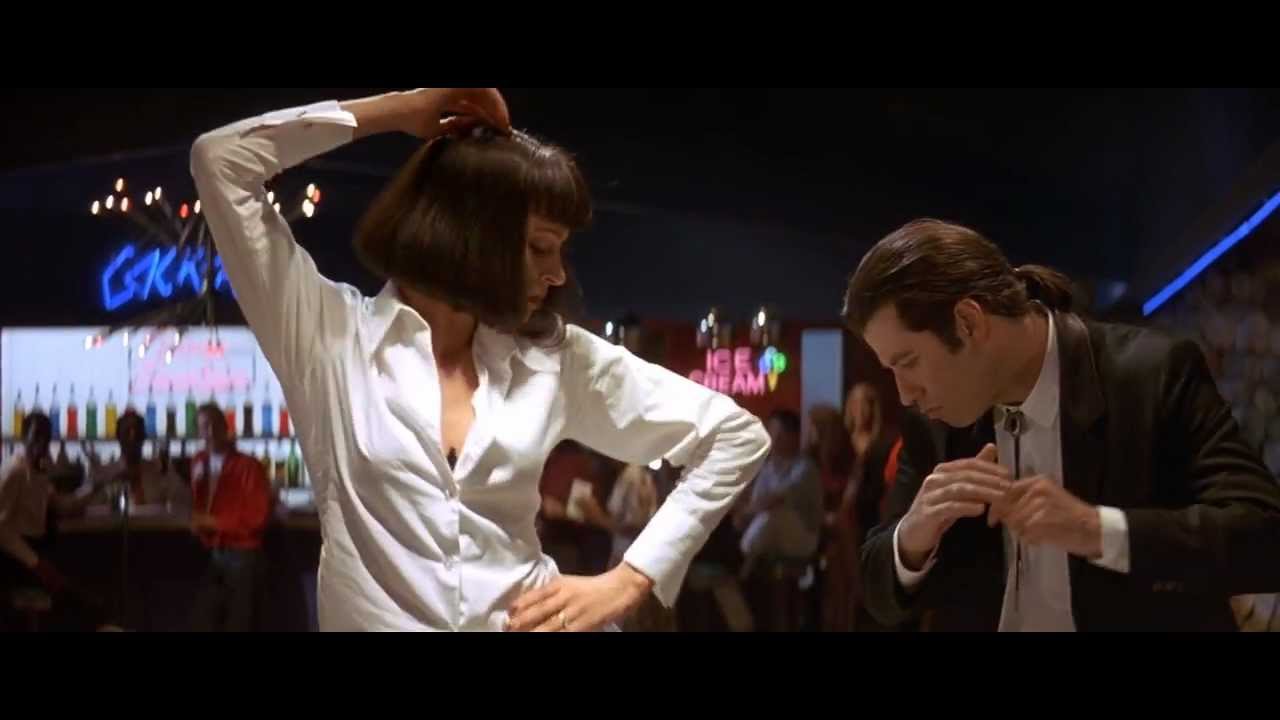 John Travolta and Uma Thurman Dance scene in Pulp Fiction
