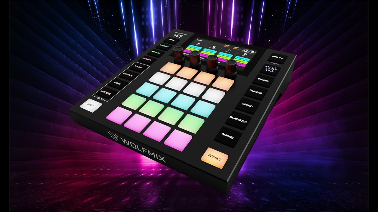 Wolfmix W1 Mk2 with wireless DMX building, how to make it!