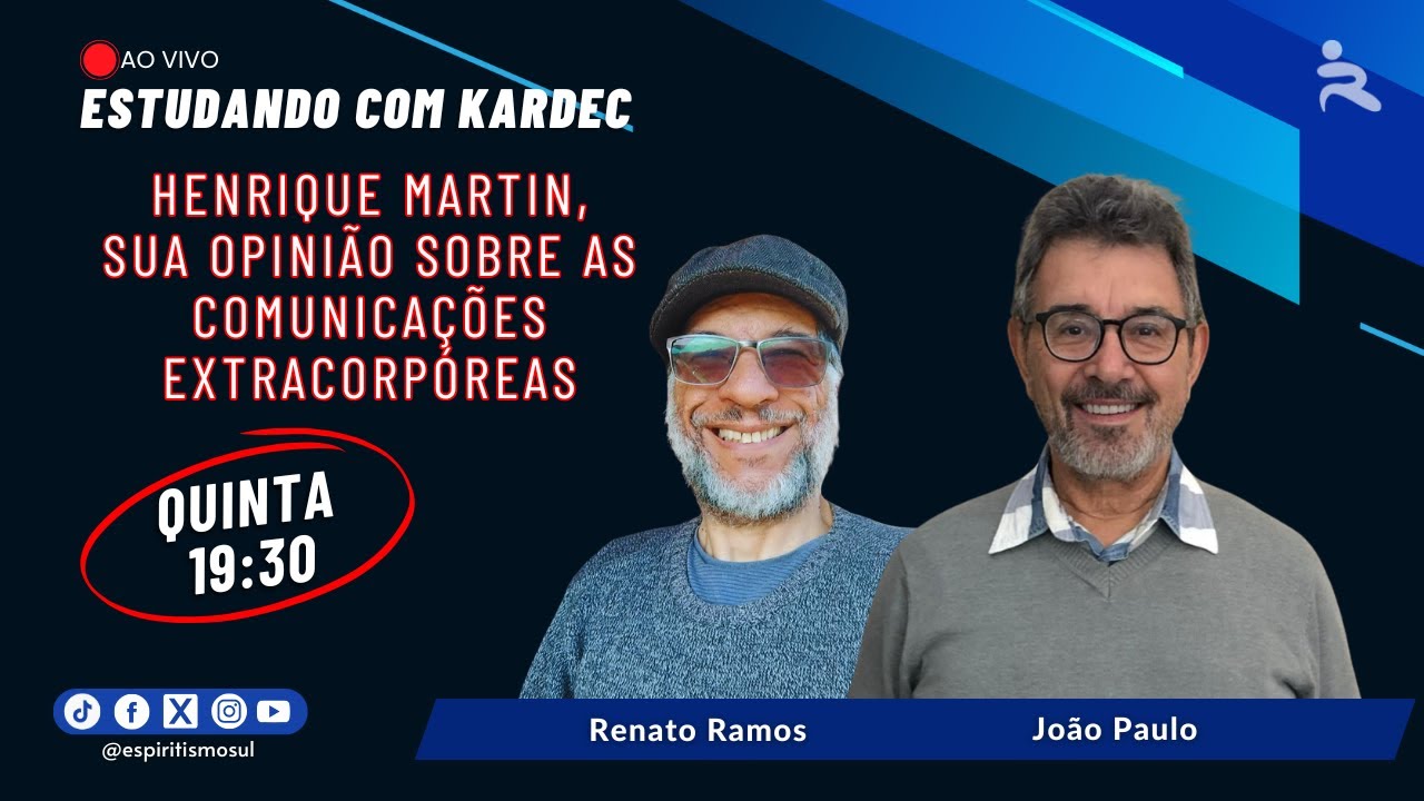 Henrique Martin, SUA OPINIÃO SOBRE AS COMUNICAÇÕES EXTRACORPÓREAS - Estudando Com Kardec