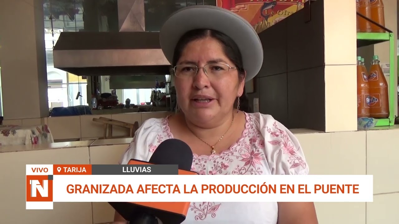GRANIZADA DEJA 200 FAMILIAS DAMNIFICADAS EN EL PUENTE TARIJA