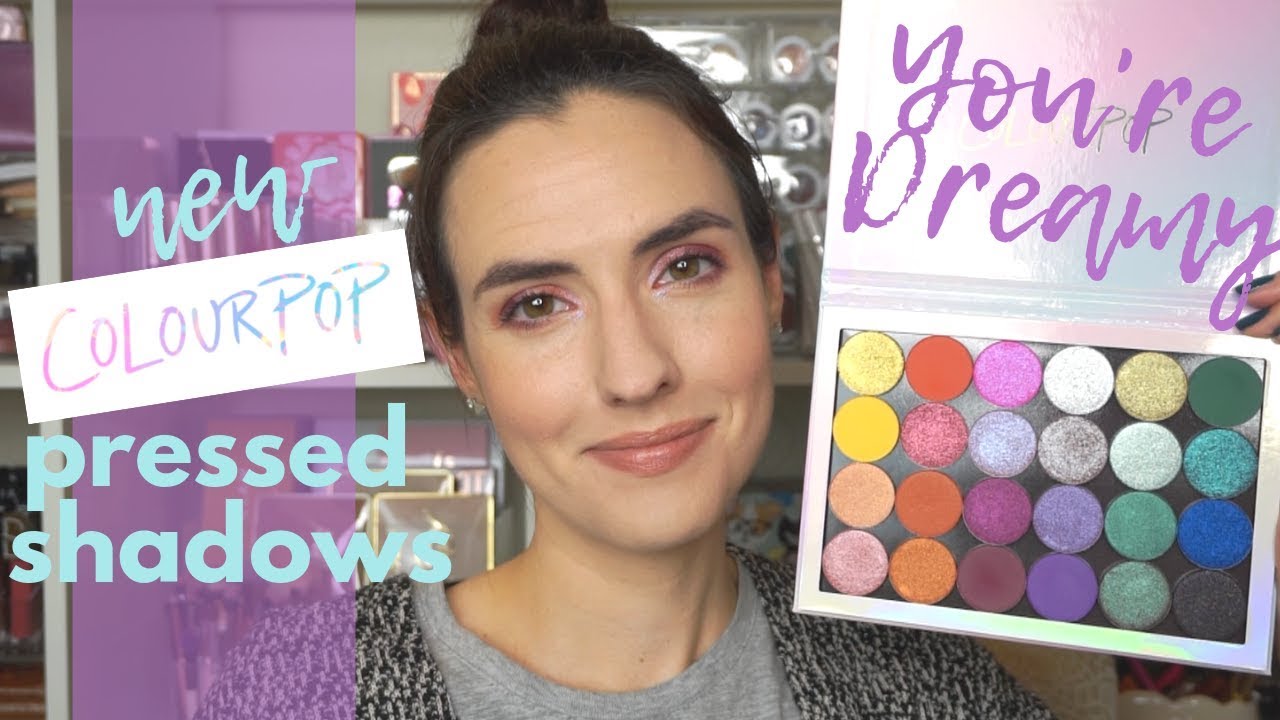 NEW ColourPop Single Shadow Shades | You're Dreamy Swatches + Tutorial