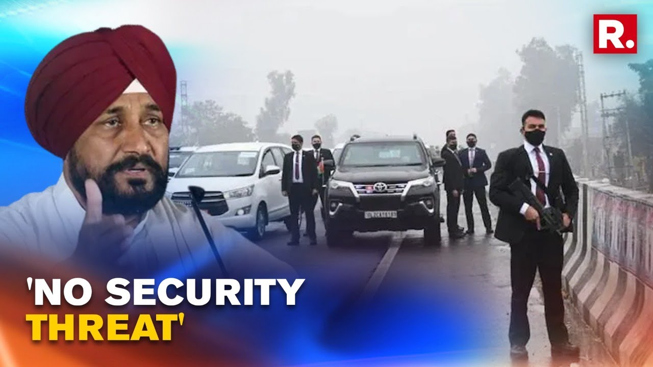 Punjab CM Channi Downplays PM Modi's Security Breach, Asks 'What Security Threat?'