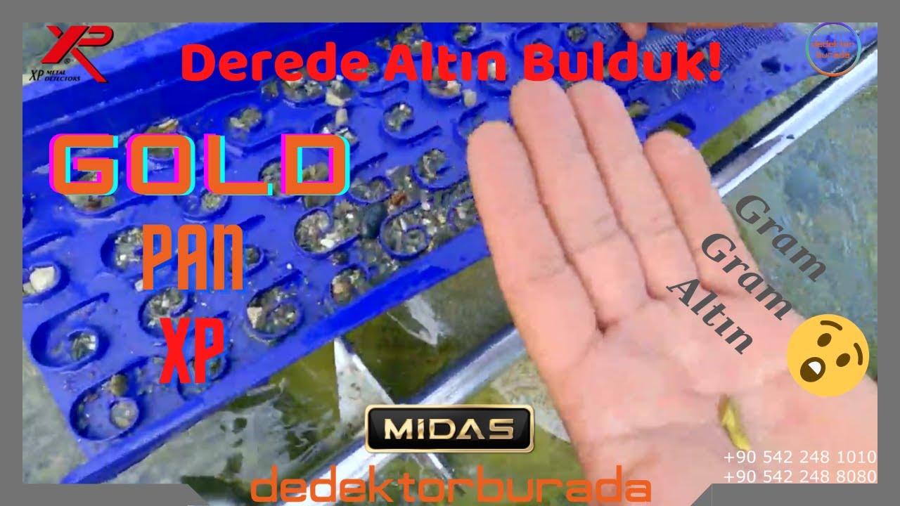 Derede Altın Nasıl Bulunur? XP Gold Pan Altın Eleme