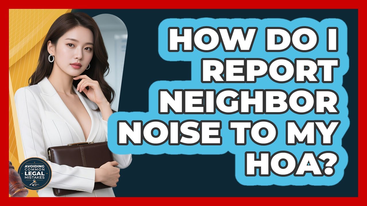 How Do I Report Neighbor Noise To My HOA?