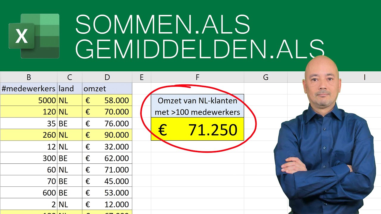 SOMMEN.ALS en GEMIDDELDEN.ALS