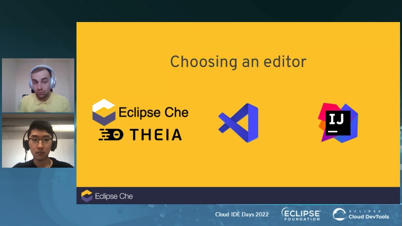 Запустите свою любимую IDE в Kubernetes с Eclipse Che — Илья и Дэвид — Cloud IDE Days 2022
